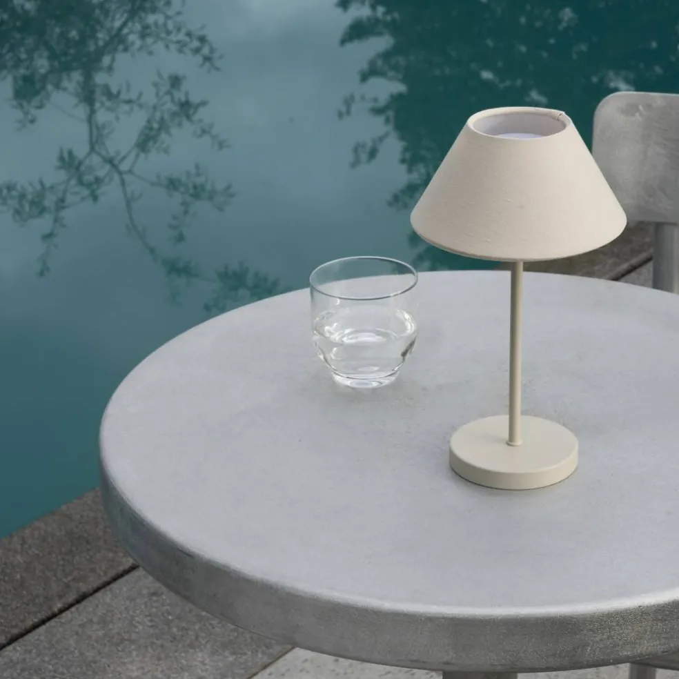 Teya bærbar bordlampe, terracotta