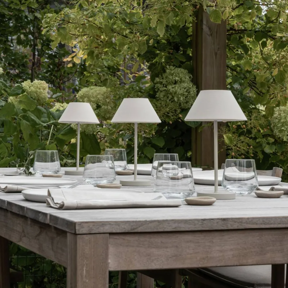 Teya bærbar bordlampe, terracotta