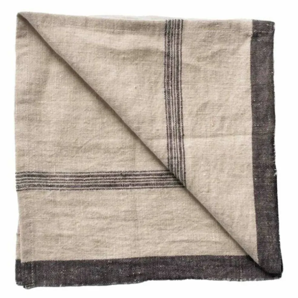 Thea serviett, denim stripe