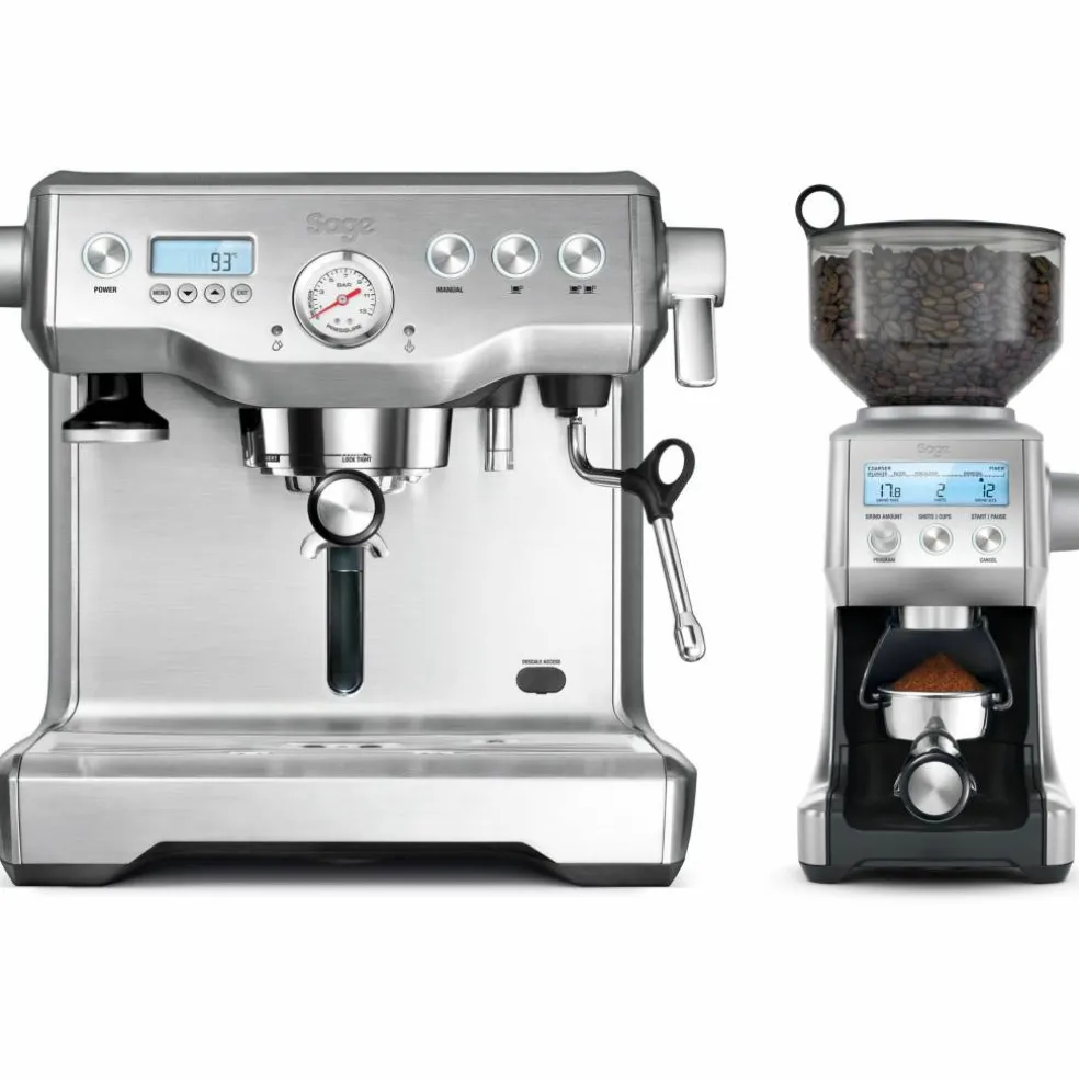 The Dual Boiler espressomaskin & Smart Grinder Pro kaffekvern