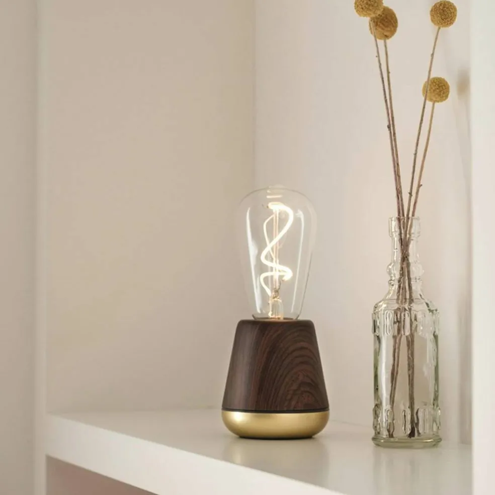 The Humble One bordlampe, black wood