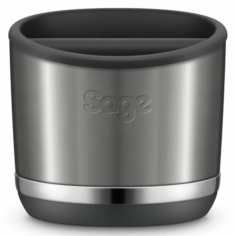 The Knockbox 20™ kaffeboks, brushed silver