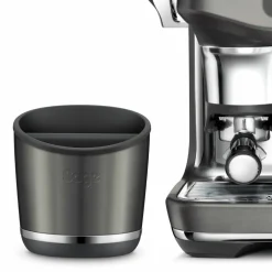 The Knockbox 10™ kaffeboks, brushed silver