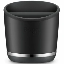 The Knockbox 10™ kaffeboks, brushed silver