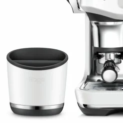 The Knockbox 10™ kaffeboks, brushed silver