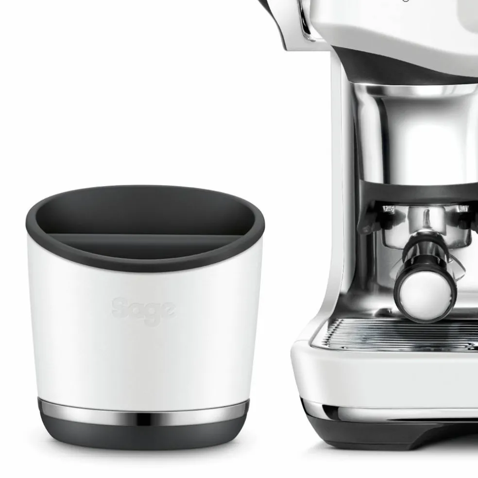 The Knockbox 10™ kaffeboks, sea salt white