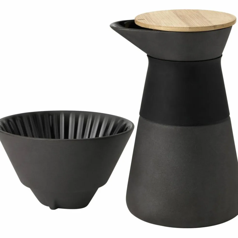 Theo "slow brew" kaffebrygger, svart