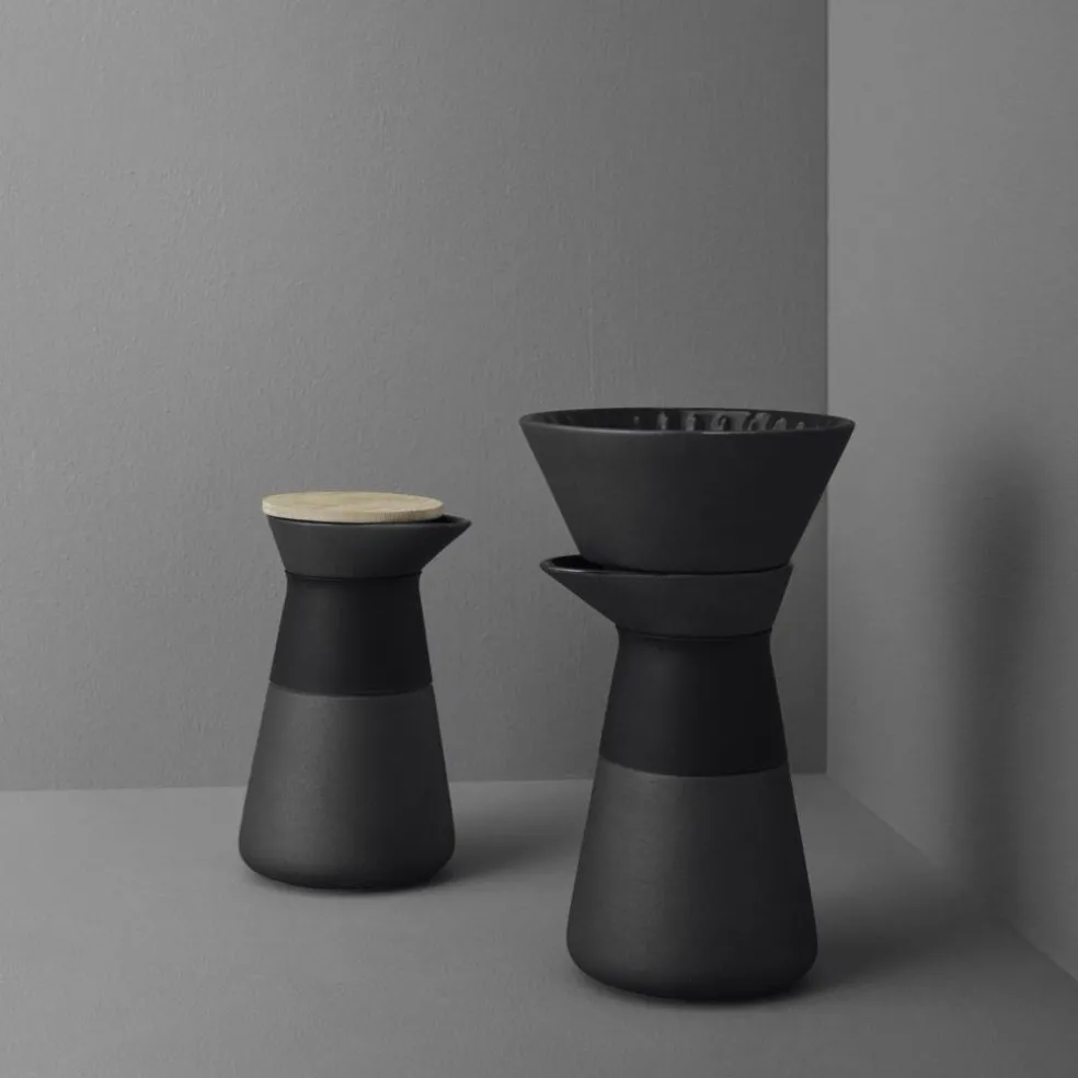 Theo "slow brew" kaffebrygger, svart