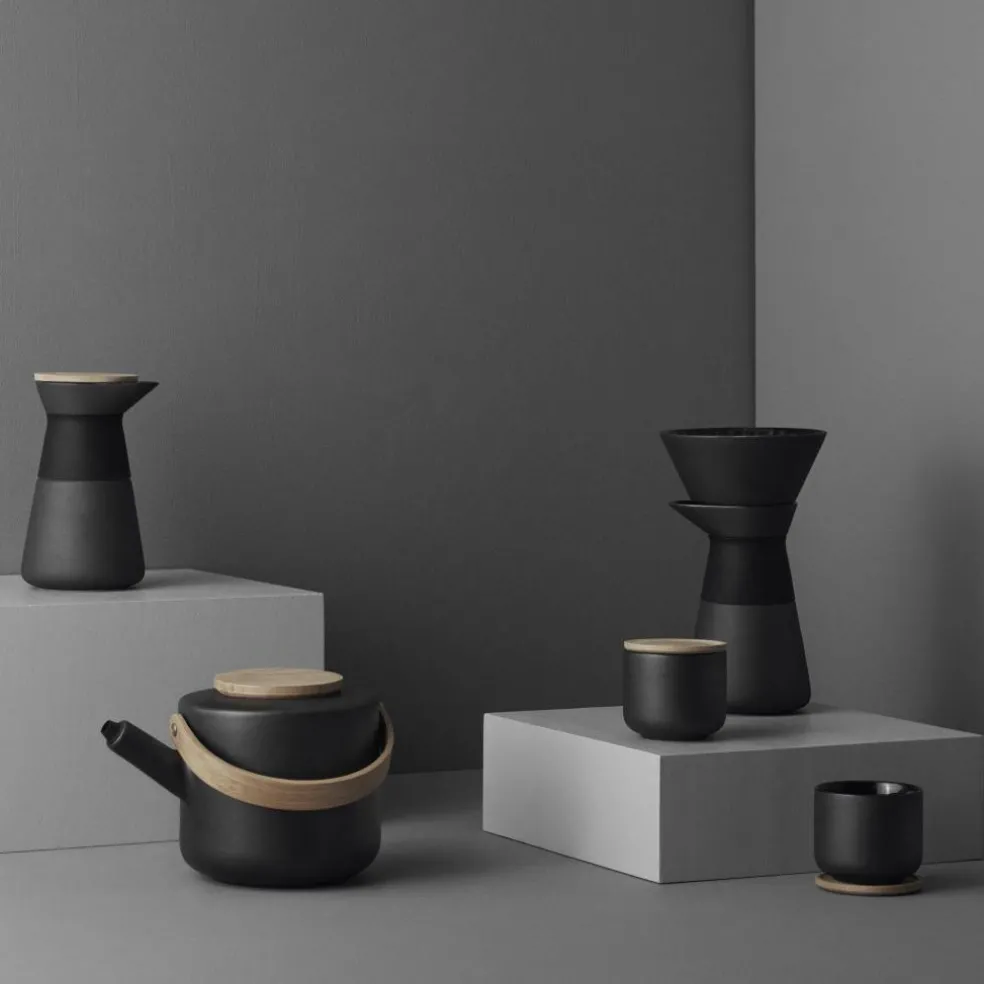 Theo "slow brew" kaffebrygger, svart