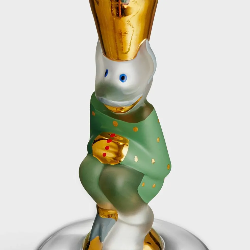 The Sparkling Devil Champagneglass 19 cl, forest green
