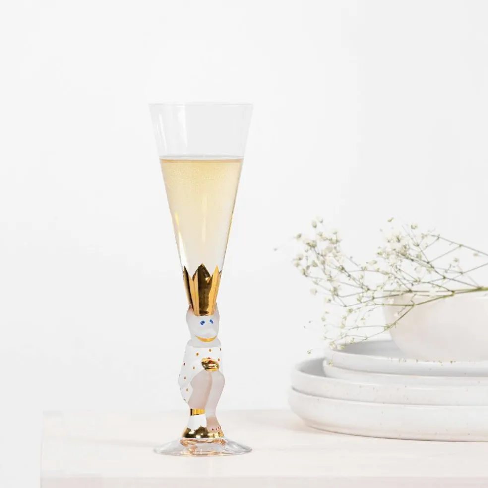 The Sparkling Devil champagneglass 19 cl, hvit