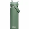 Thrive Flip Straw drikkeflaske 0,75 liter, yellow bloom