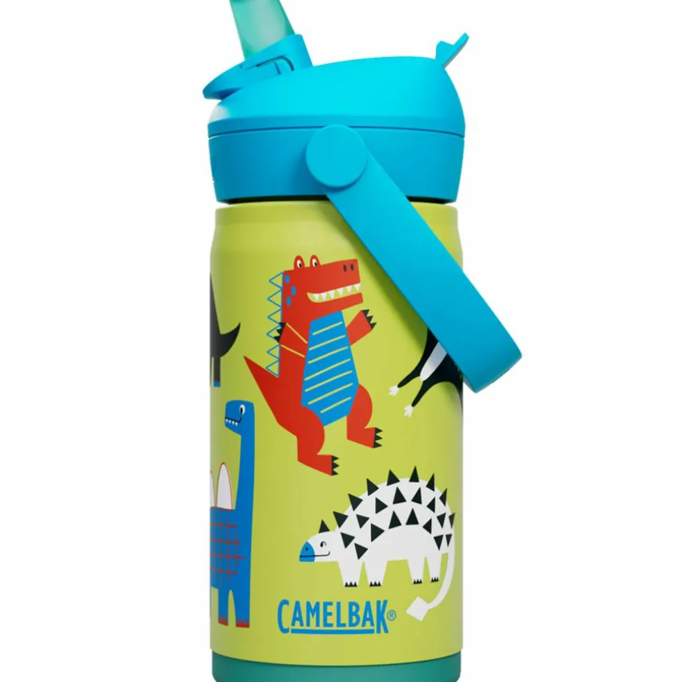 Thrive Flip Straw Kids drikkeflaske 0,35 liter, Butterfly Rainbow