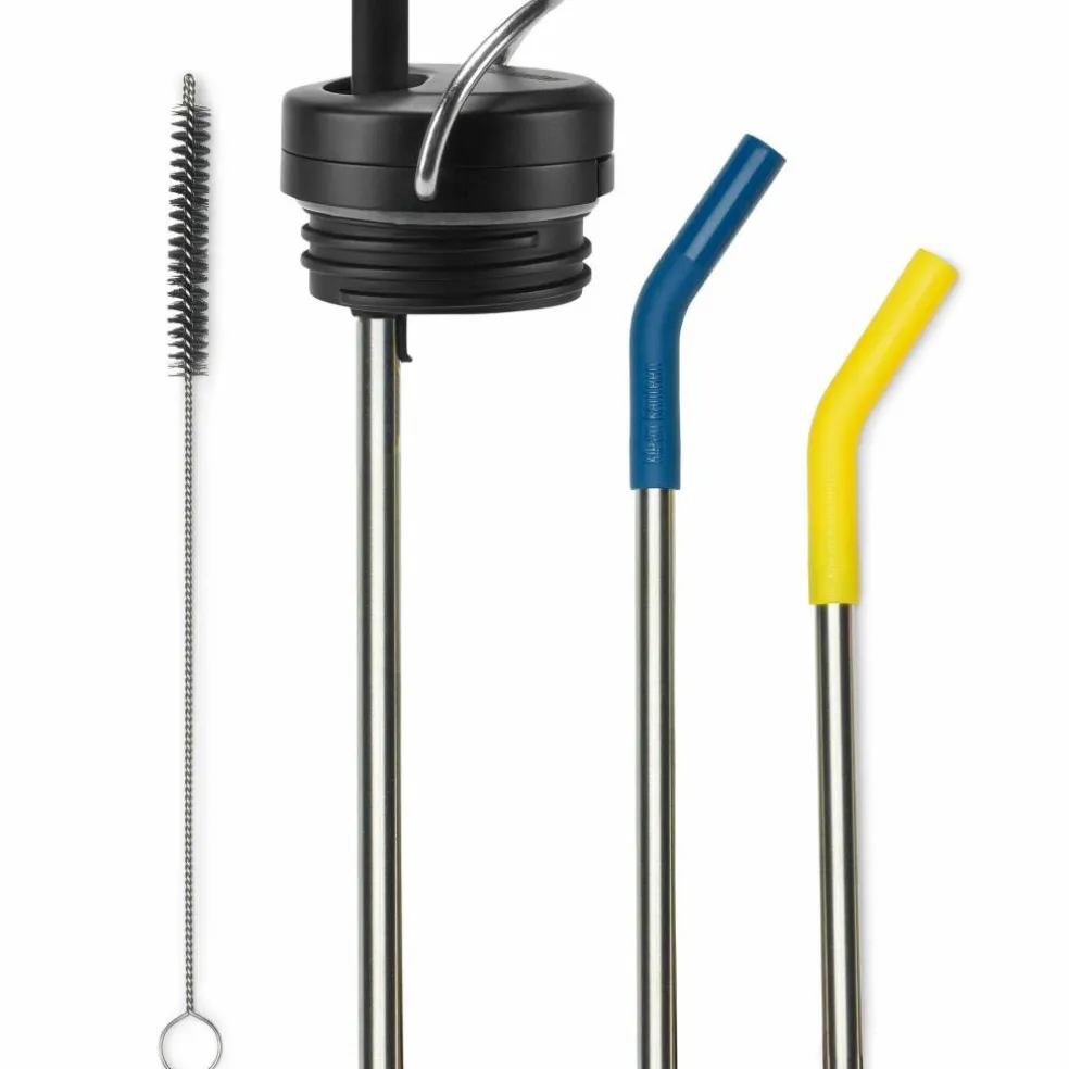 TK Wide Twist Cap Sugerørsett, svart