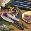 Tomahawk biffknivsett 4 stk, mørkt tre