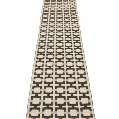 Tom teppe 300 x 70 cm, black/cream/grey