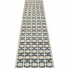 Tom teppe 300 x 70 cm, burgundy/cream/rose
