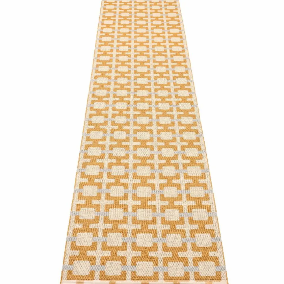Tom teppe 300 x 70 cm, burgundy/cream/rose