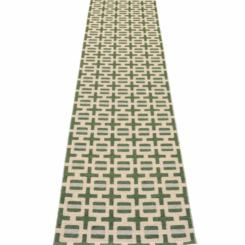 Tom teppe 300 x 70 cm, burgundy/cream/rose