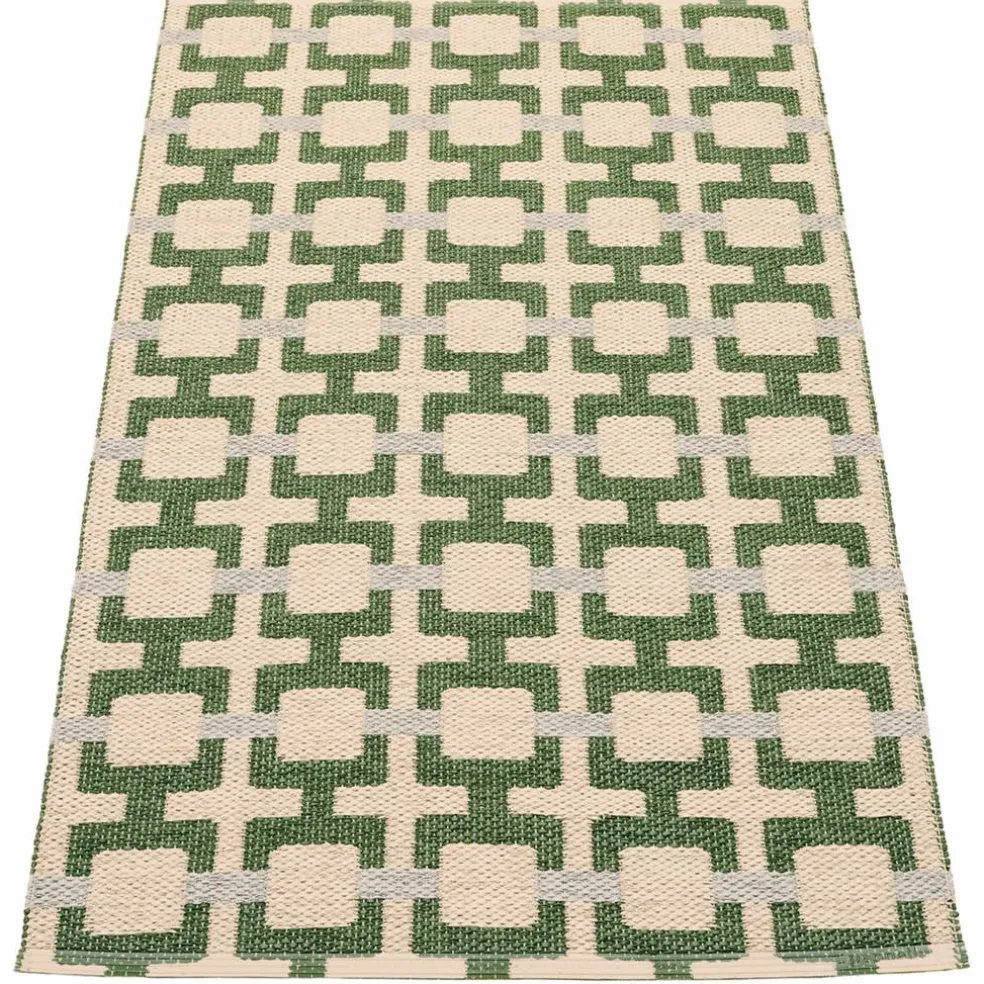 Tom teppe 120 x 70 cm, burgundy/cream/rose