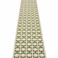 Tom teppe 300 x 70 cm, leaf/cream/sage