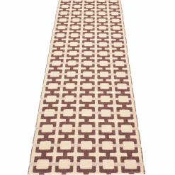 Tom teppe 240 x 70 cm, leaf/cream/sage