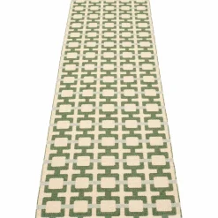 Tom teppe 240 x 70 cm, leaf/cream/sage