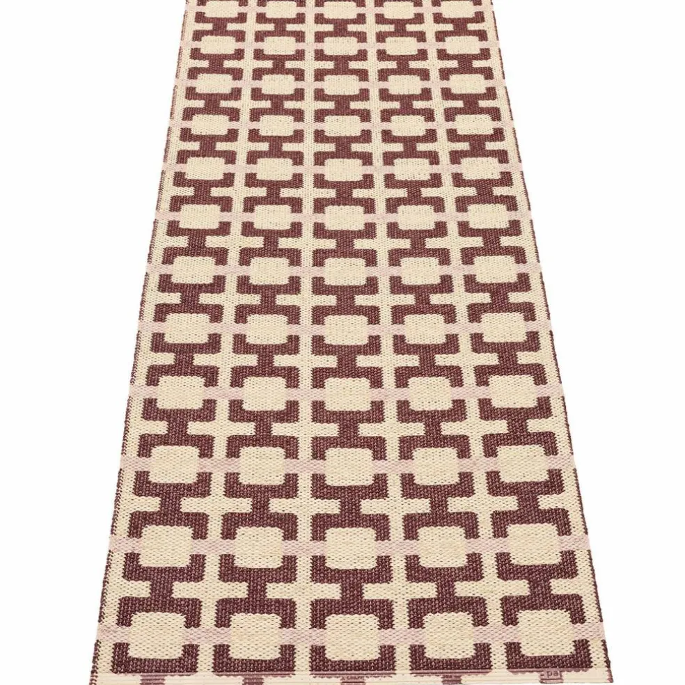 Tom teppe 180 x 70 cm, leaf/cream/sage