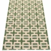 Tom teppe 120 x 70 cm, leaf/cream/sage