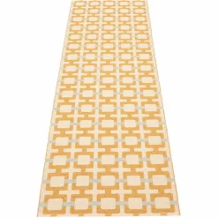 Tom teppe 240 x 70 cm, ocean blue/cream/fog