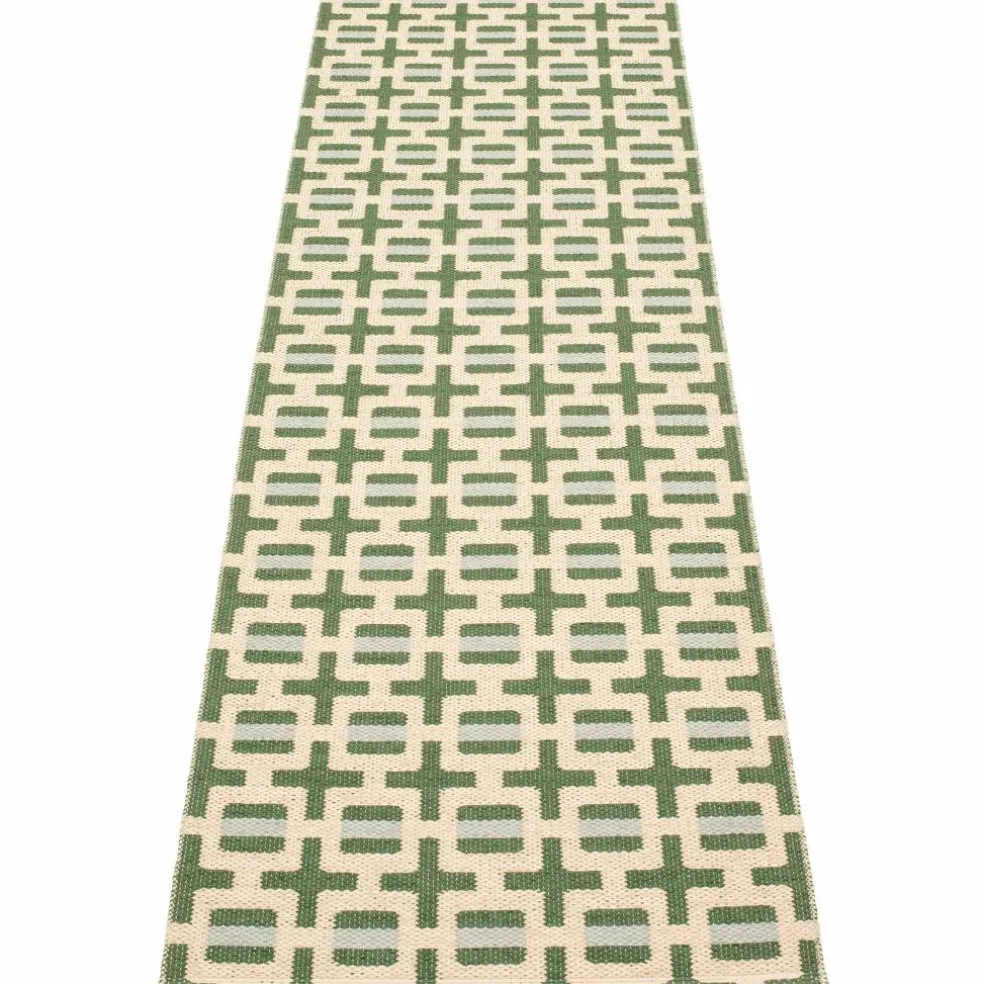 Tom teppe 240 x 70 cm, ochre/cream/sage