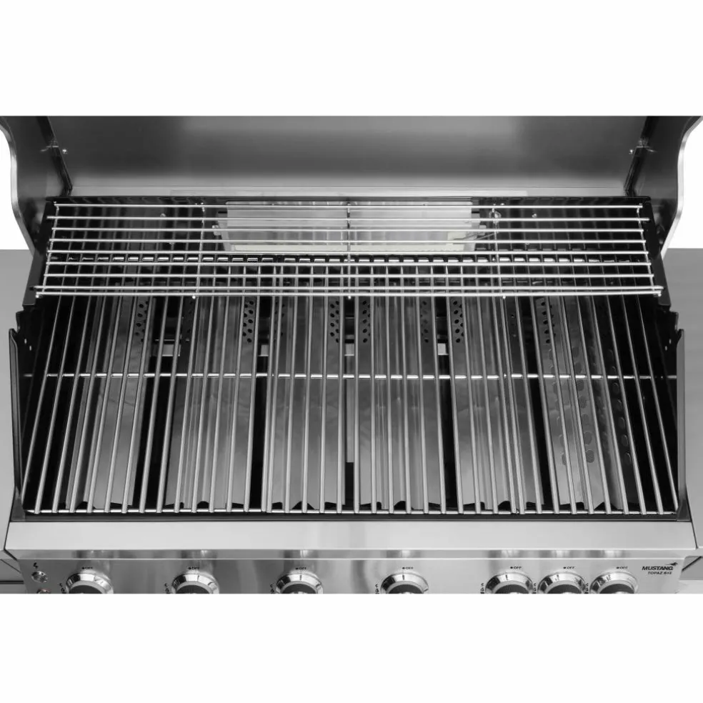 Topaz 6+1 gassgrill og utekjøkken med kjøleskap