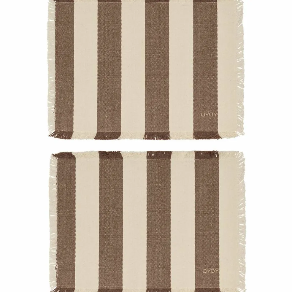 Toppu bordbrikker 2-pakning, brun