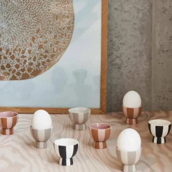 Toppu eggeglass 2 stk, clay