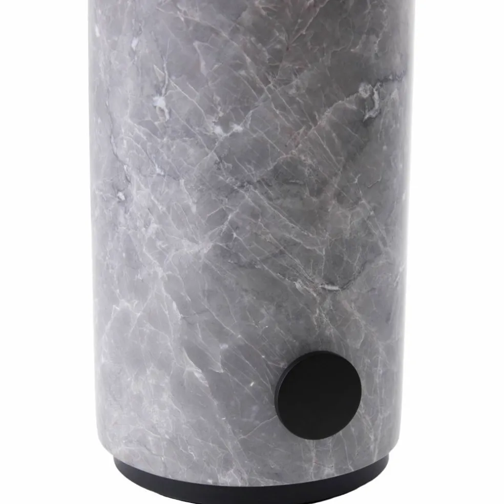 Torrano bærbar bordlampe, beige travertine