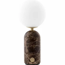 Torrano bærbar bordlampe, grey marble