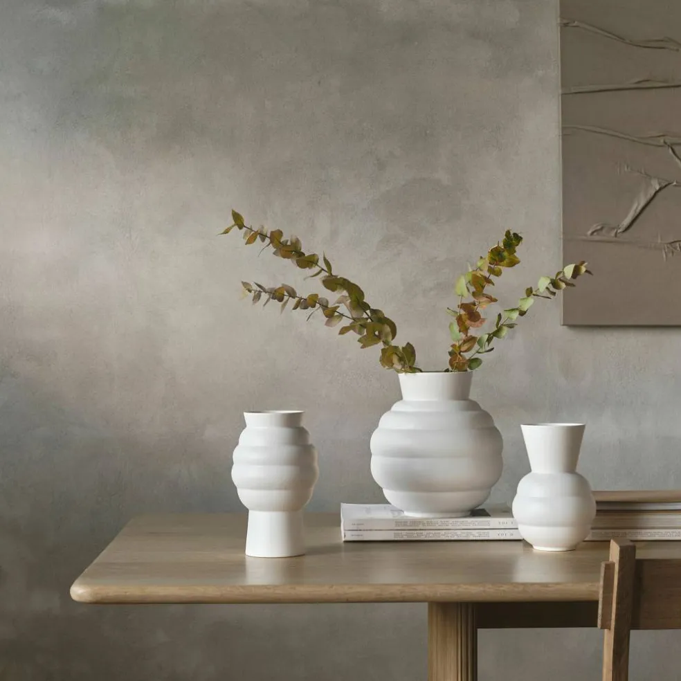 Tortus Archie Vase 37 cm, hvit