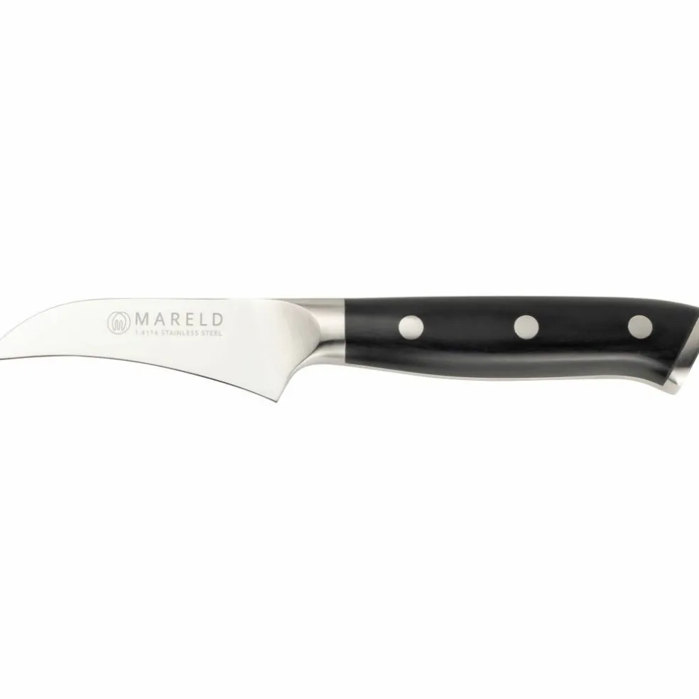 Tournierkniv, 7 cm, svart