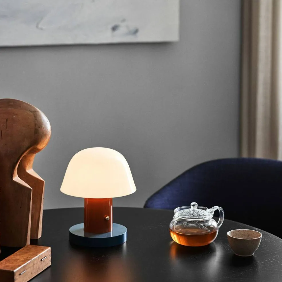 &Tradition Setago JH27 bærbar lampe, maroon