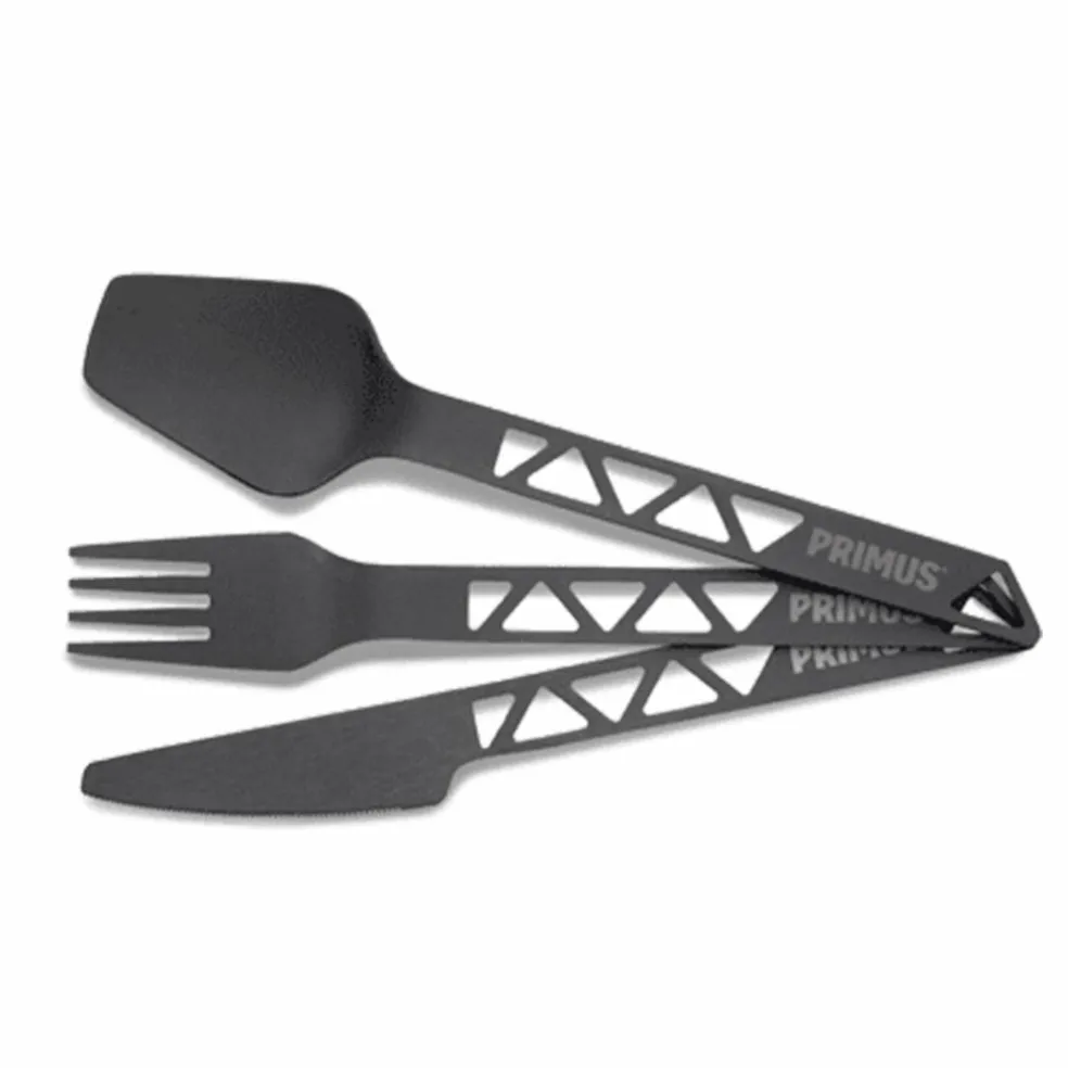 TrailCutlery bestikksett, svart