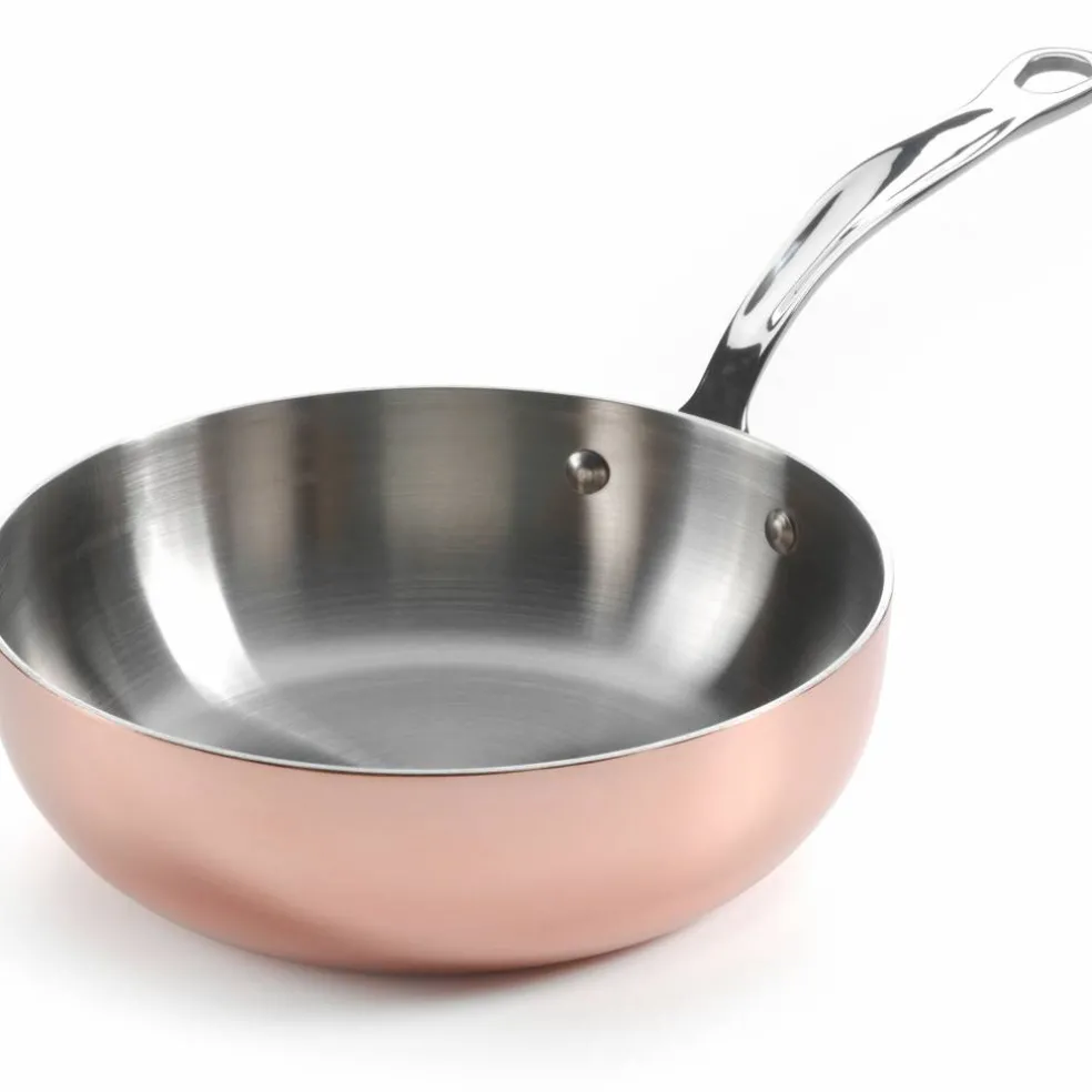 Traktørpanne 24 cm, kobber