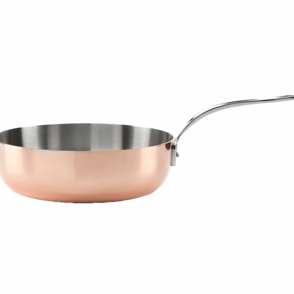 Traktørpanne 24 cm, kobber