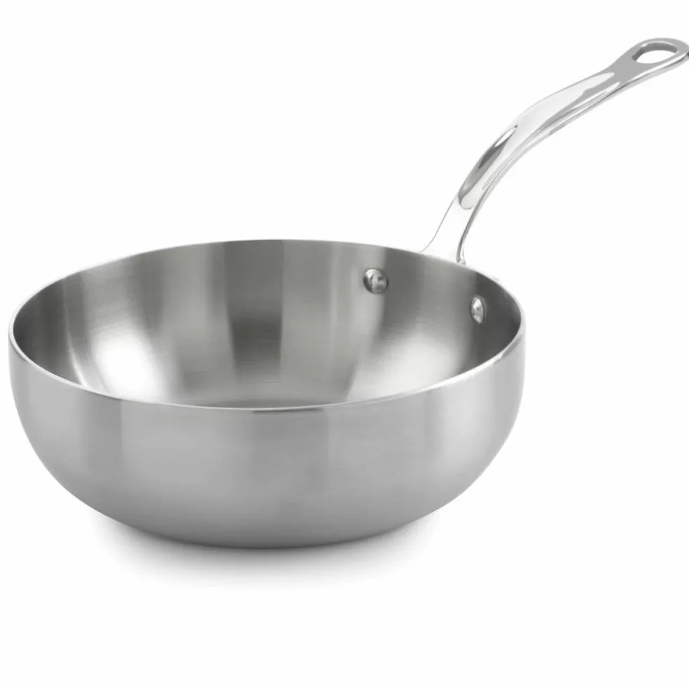 Traktørpanne 24 cm, rustfritt stål