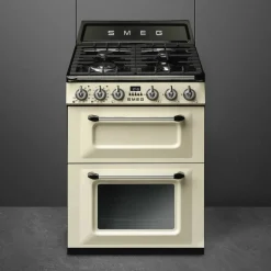 TR62BL Victoria Gasskomfyr med 2 Ovner 60 cm, svart