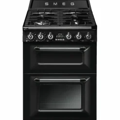 TR62BL Victoria Gasskomfyr med 2 Ovner 60 cm, svart