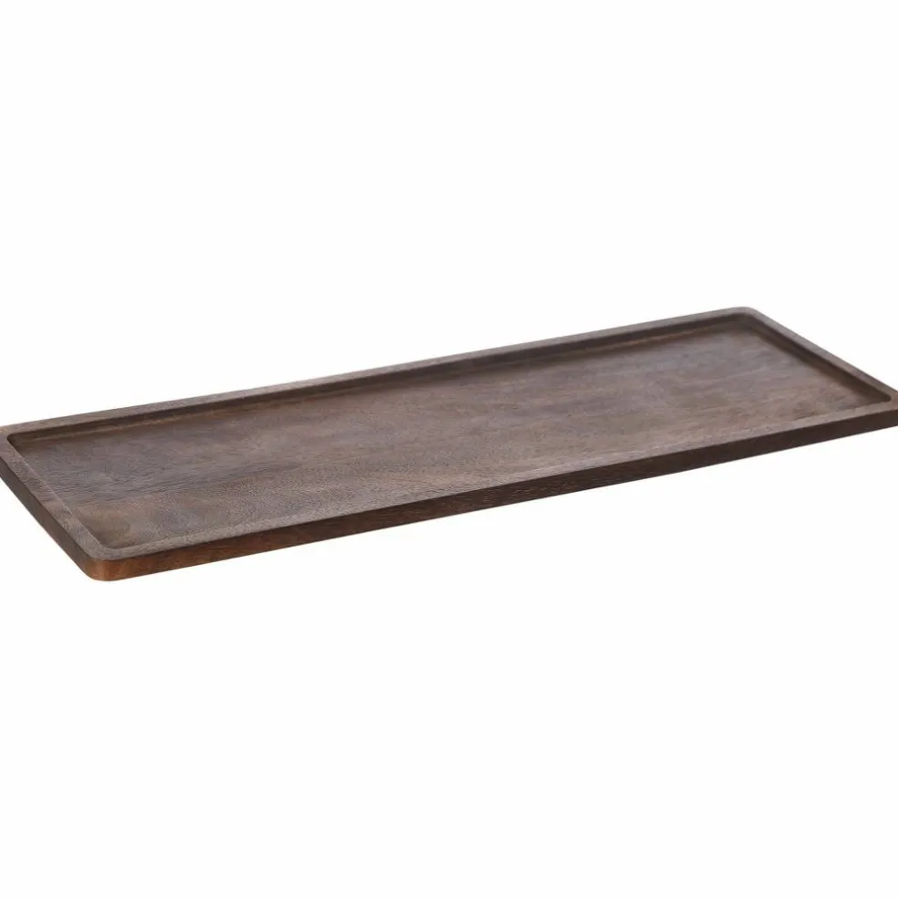 Trebrett Rektangulær Svart, 15 x 45 cm