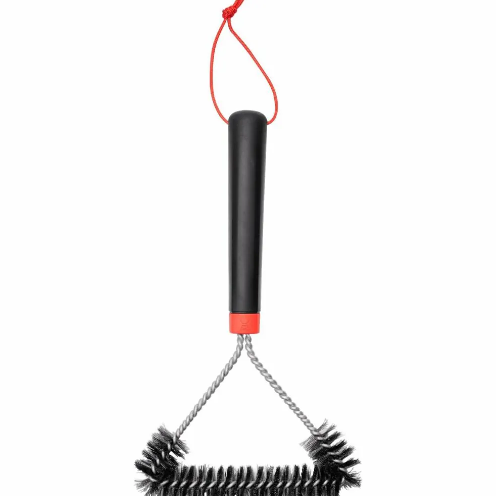 Tresidig grillbørste, 30 cm