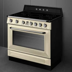 TR90IPP Victoria induksjonskomfyr med pyrolyse 90 cm, creme