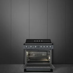 TR90IPP Victoria induksjonskomfyr med pyrolyse 90 cm, creme
