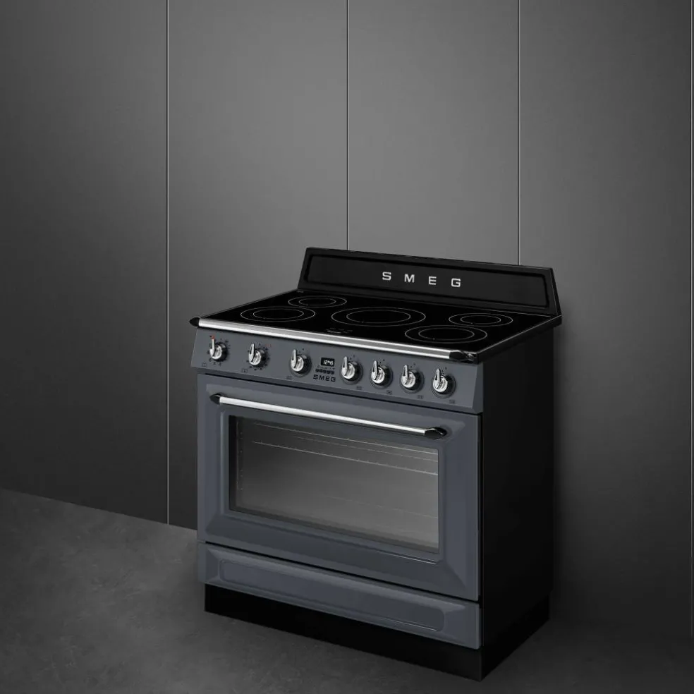 TR90IPP Victoria induksjonskomfyr med pyrolyse 90 cm, creme